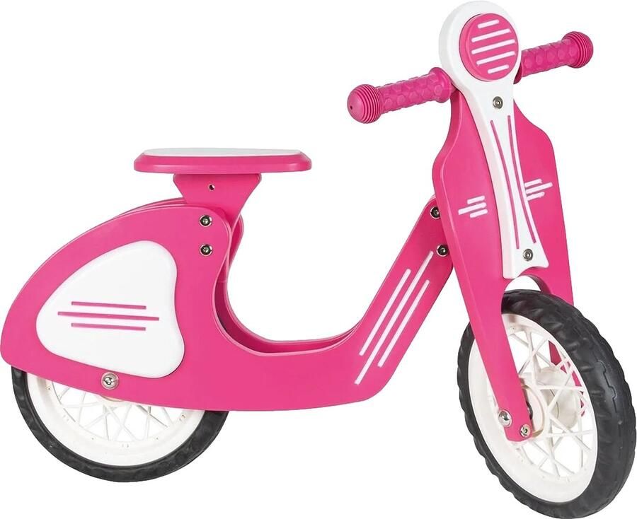 Pilsan Retro Roze Houten Loopfiets 02002