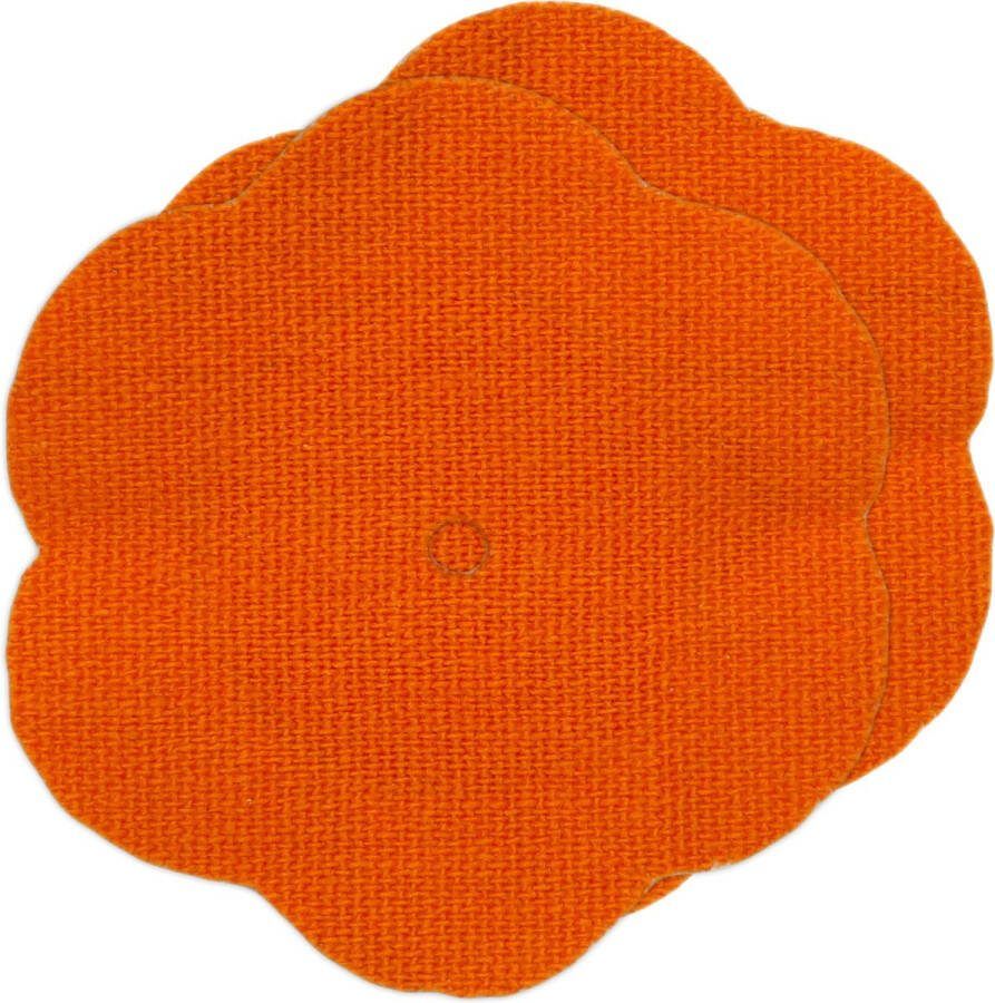 Pimp je Diabetes Set van 2 Fixeer Tapes Pleisters Stickers Bloem Oranje Geschikt voor Freestyle Libre 2 sensor