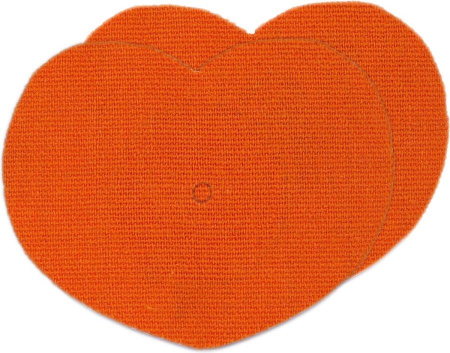 Pimp je Diabetes Set van 2 Fixeer Tapes Pleisters Stickers Hart Oranje Geschikt voor Freestyle Libre 2 sensor
