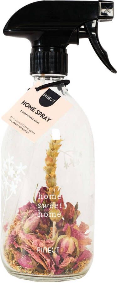 Pineut Huisparfum Elderflower Rose 400ml Roomspray Vlierbloesem & Rozen Maak je eigen Interieurspray Housewarming Cadeau Homespray Huisspray Heerlijke geur