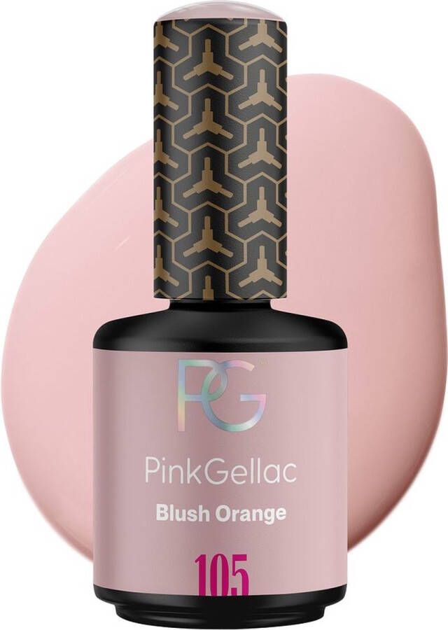 Pink Gellac Blush Orange Gellak Nagellak Manicure voor Gelnagels Gel Nagellak Gellak Nagellak Gelnagellak Gel Nails Gelnagel 15ml
