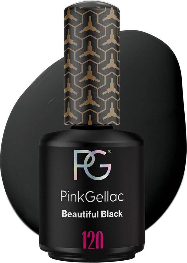 Pink Gellac 120 Beautiful Black Gel Nagellak 15ml Zwarte Gellak Gel Nails Gelnagels Producten