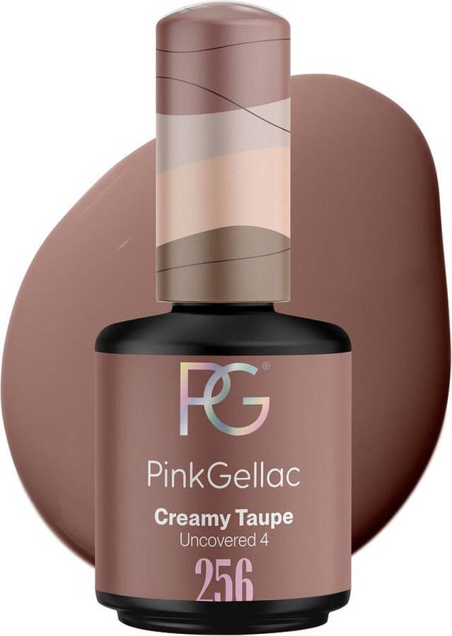 Pink Gellac Gel Lak Creamy Taupe gellak nagellak Nude Creamy Finish gelnagels producten gel nails 15ml