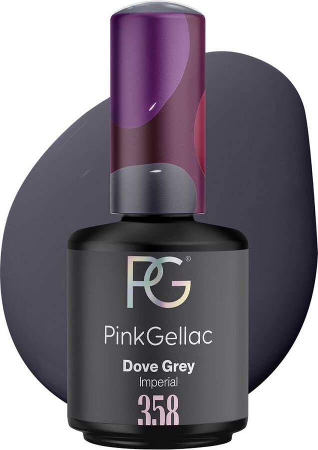 Pink Gellac Gel Lak Dove Grey gellak nagellak Creamy Finish Grijs gelnagels producten gel nails 15ml