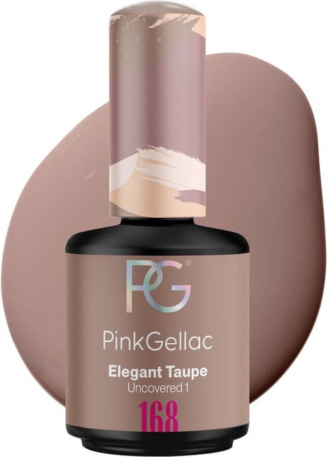 Pink Gellac Bruine Gellak Gel Nagellak Gelnagellak Gelnagels Producten Gel Nails Elegant Taupe Creamy Finish 15 ml