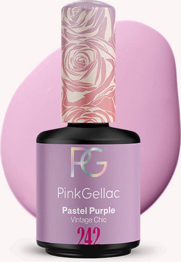 Pink Gellac 242 Pastel Purple Gel Lak 15ml Glanzende Paarse Gellak Nagellak Gelnagels Producten Gel Nails