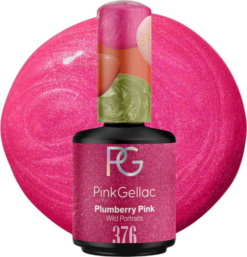 Pink Gellac Roze Gellak Nagellak Gelnagellak Gelnagels en Gel Nails 376 Plumberry Pink