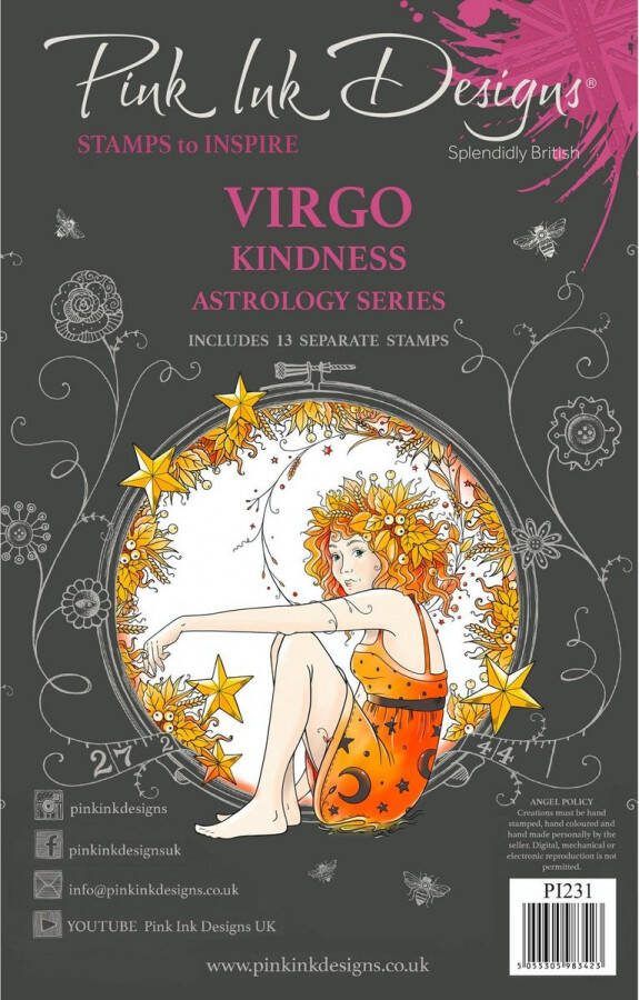 Pink Ink Designs • Astrology Series Clear Stempels Virgo 'Kindness