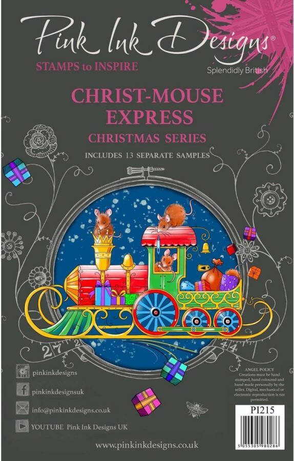 Pink Ink Designs • Christmas Series Clear Stempels Christ-Mouse Express