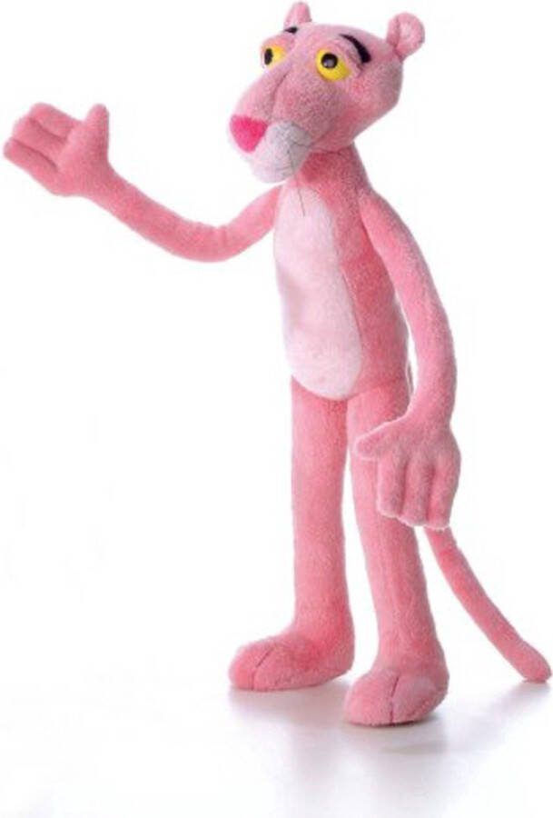 Pink Panther Pluche Knuffel 34 cm {Speelgoed knuffeldier knuffelpop voor kinderen jongens meisjes Roze Panter Tijger Leeuw Pluche Knuffelbeest}