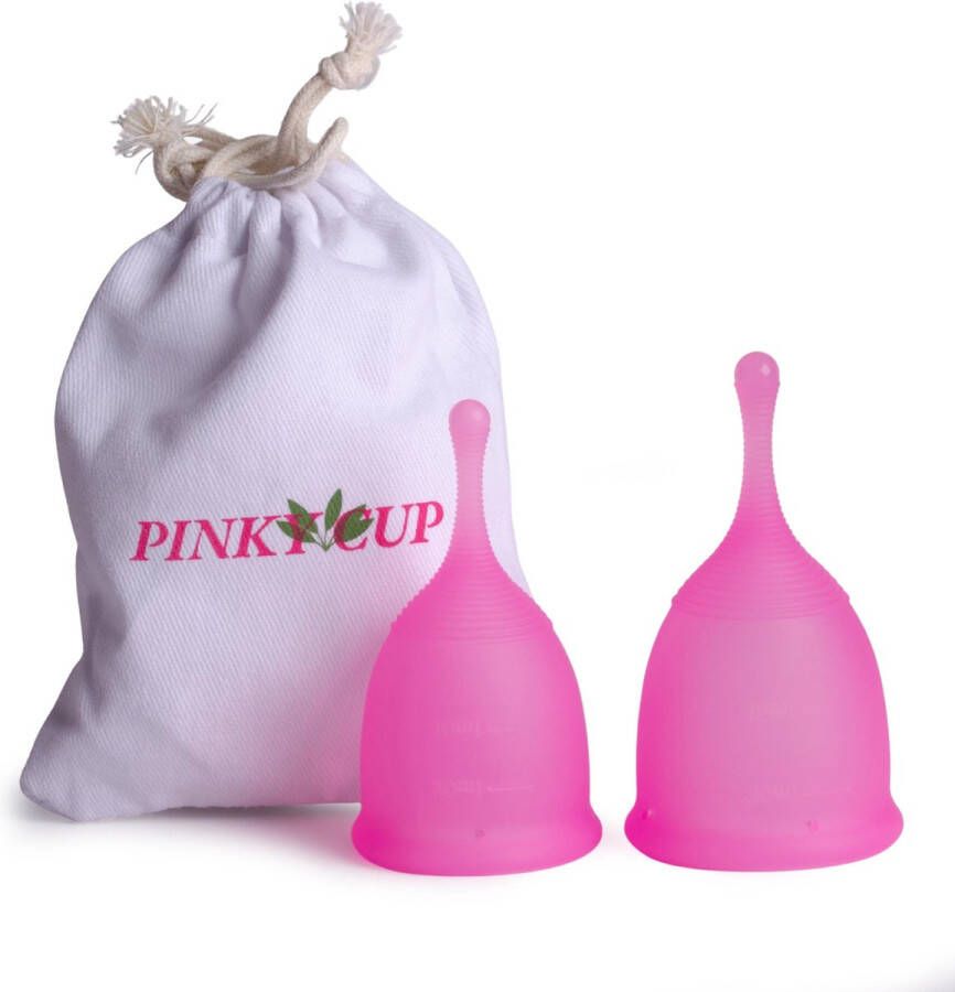 PinkyCup Menstruatiecup Medisch Siliconen Menstruatiecup Meerdere Maten Roze