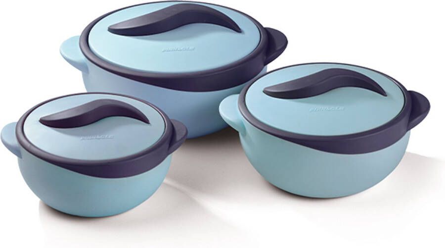 Pinnacle Parisa Lunchbox Set Diner 3 Stuks Sky Blue Picknick set