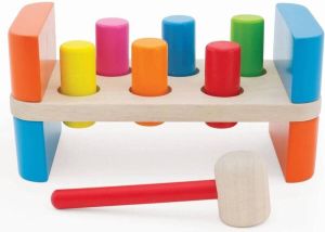 Pintoy Houten speelgoed Hamerbank
