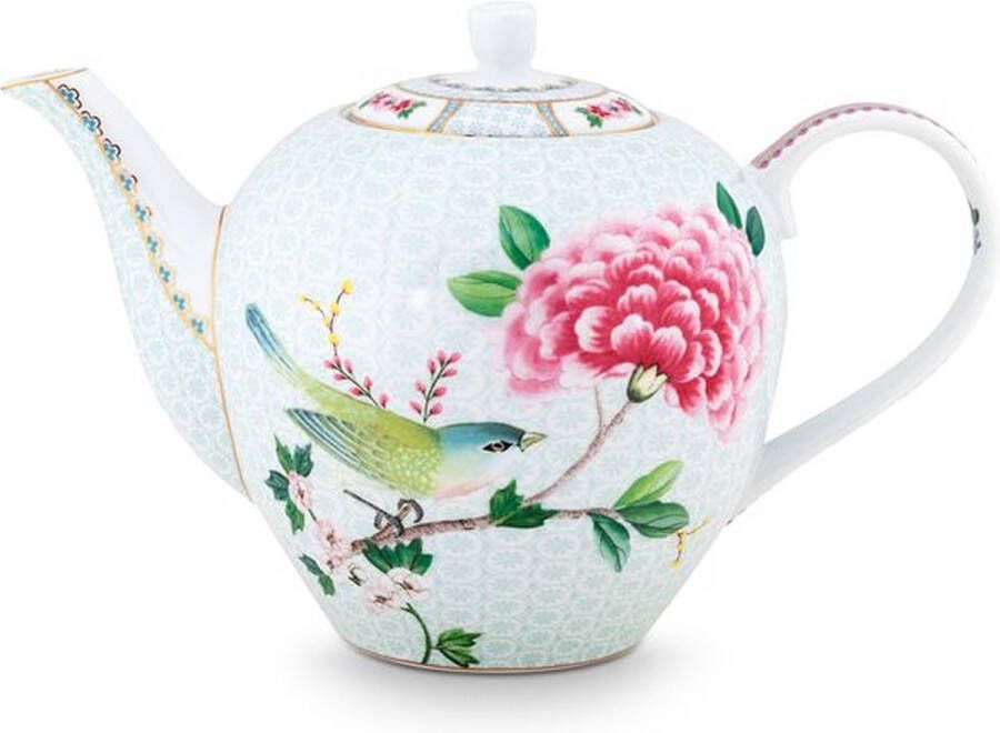 Pip Studio Blushing Birds 1.6ltr theepot (Kleur: wit)