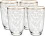 Pip Studio Floral Longdrinkglazen Servies Set van 4 drinkglazen Gebloemd 400ml - Thumbnail 1