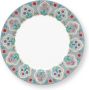 Pip Studio oriental flower festival blauw cadeauset van 4 ontbijtborden 21cm porselein - Thumbnail 2