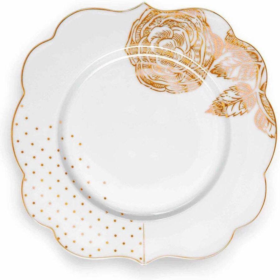PiP Studio set 6 borden 'Royal White' 17cm