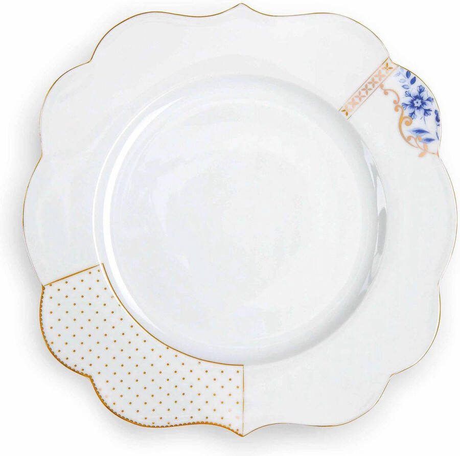 PiP Studio set 6 borden 'Royal White' 28cm