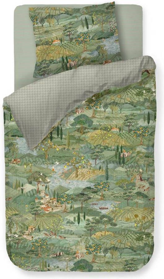 PiP Studio Toscana Dekbedovertrek Lits-jumeaux 240 x 200 220 cm Groen