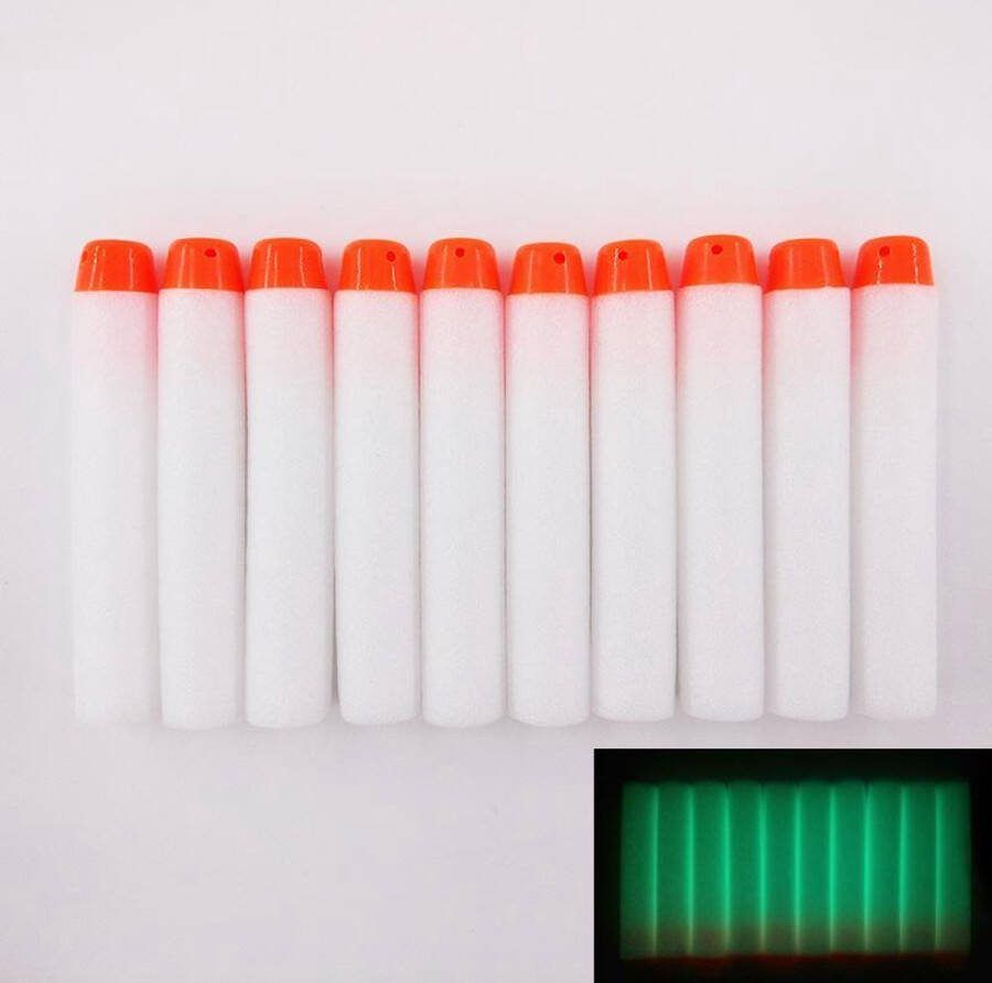 Pippashop 50 stuks darts glow in te dark geschikt voor Nerf blasters