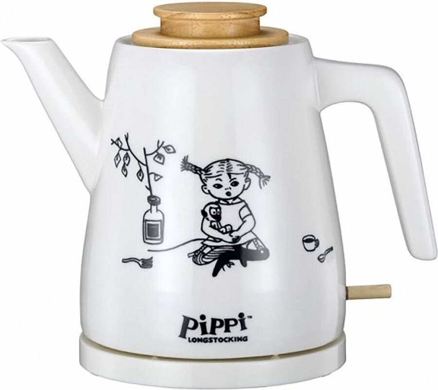 Pippi 20130003 Langkous keramische waterkoker 1 2 Liter & meneer Nilsson design
