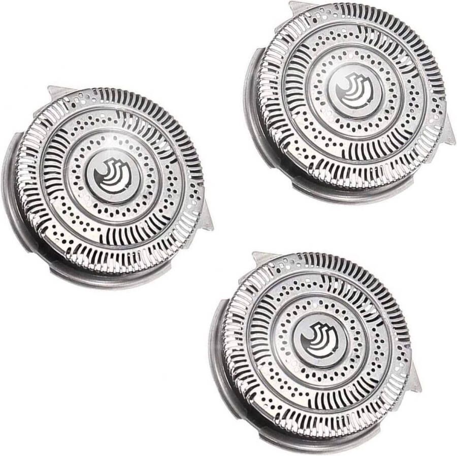 Pitt & Co. 3 Scheerkoppen geschikt voor Philips hq9 50 – Scheerkoppen set – Scheer opzetkoppen – voor Phillips hq9 Shaving blades – 3 stuks
