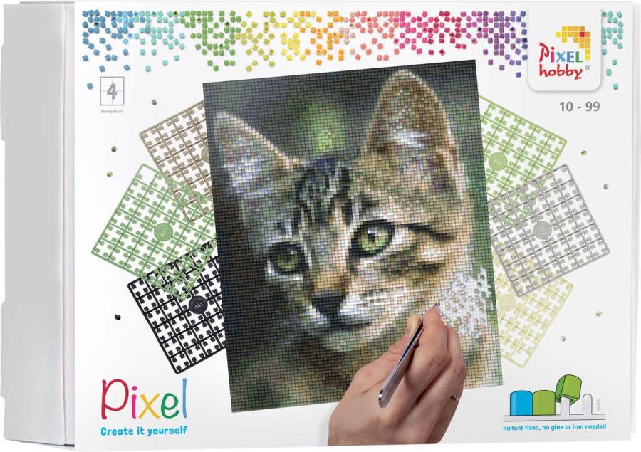 PIXELHOBBY Classic Kat 20 x 25 cm Bestaat uit 4 basisplaten