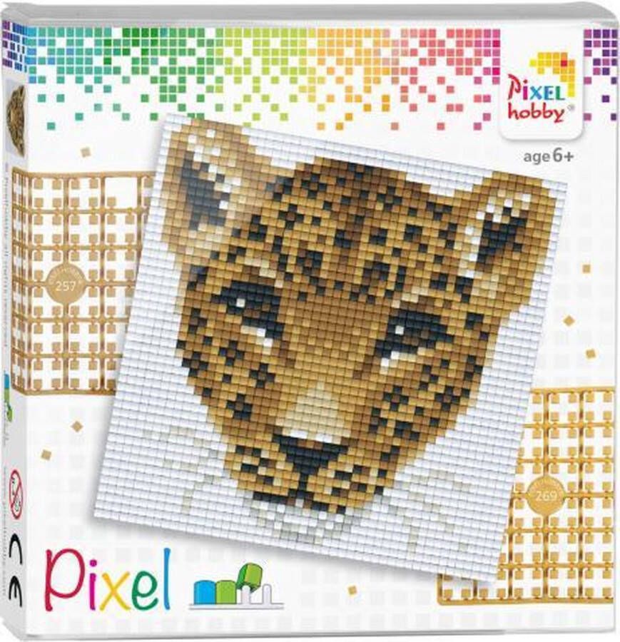 PIXELHOBBY Classic Luipaard 12x12 cm