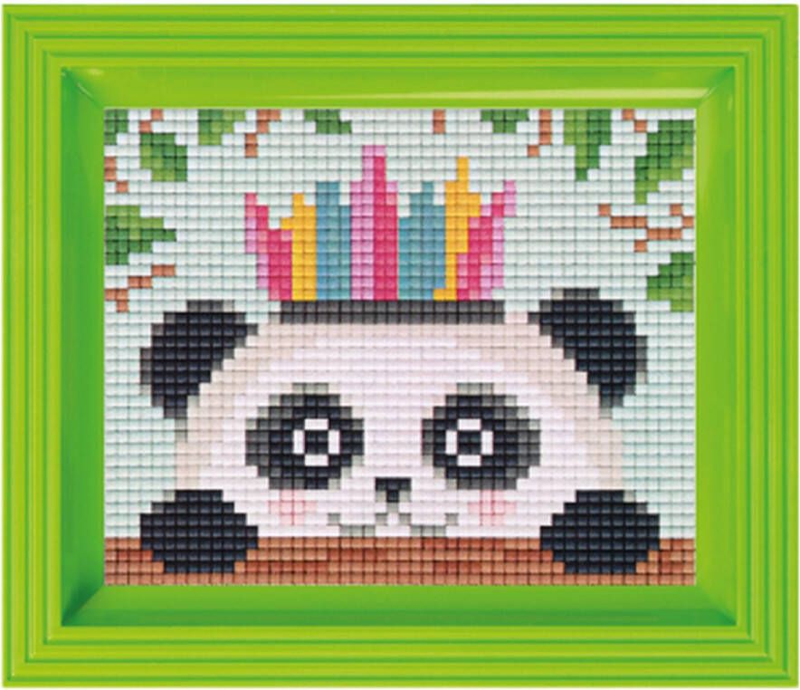 PIXELHOBBY Classic Panda Indiaan 10x12 cm