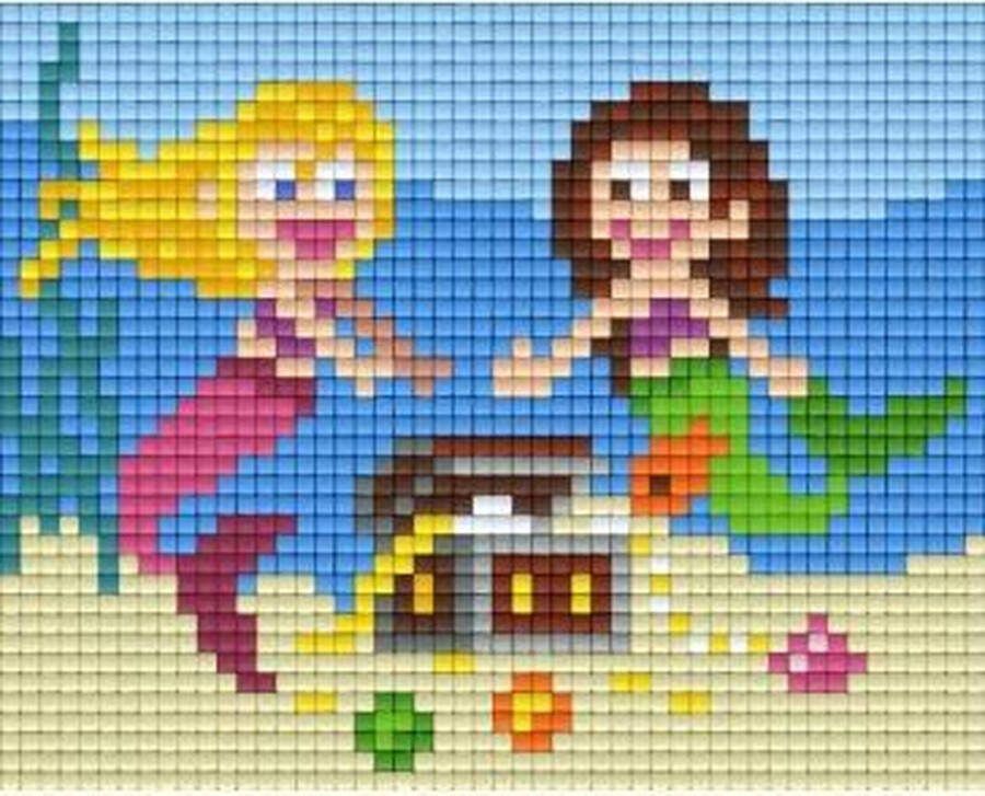 PIXELHOBBY Classic Zeemeerminnen 10x12 cm