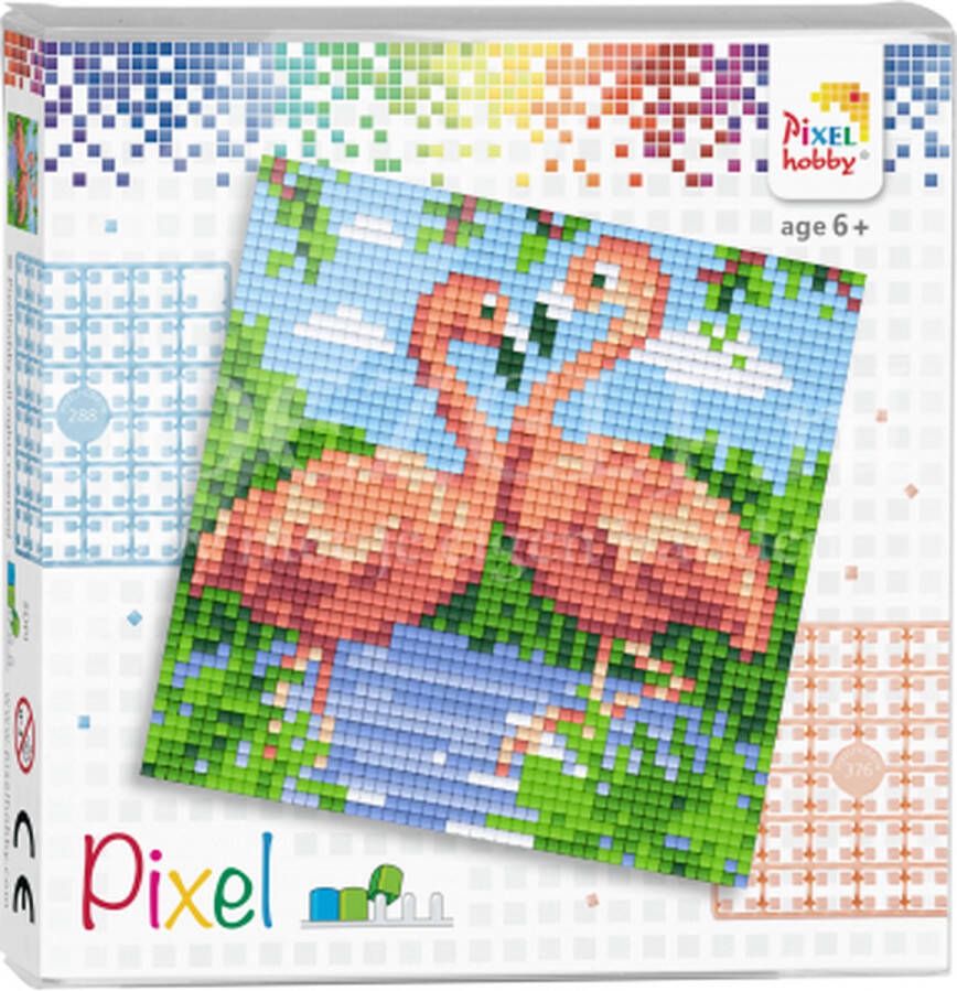 PIXELHOBBY complete set Flamingo's