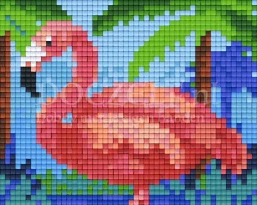 PIXELHOBBY Geschenkverpakking Flamingo