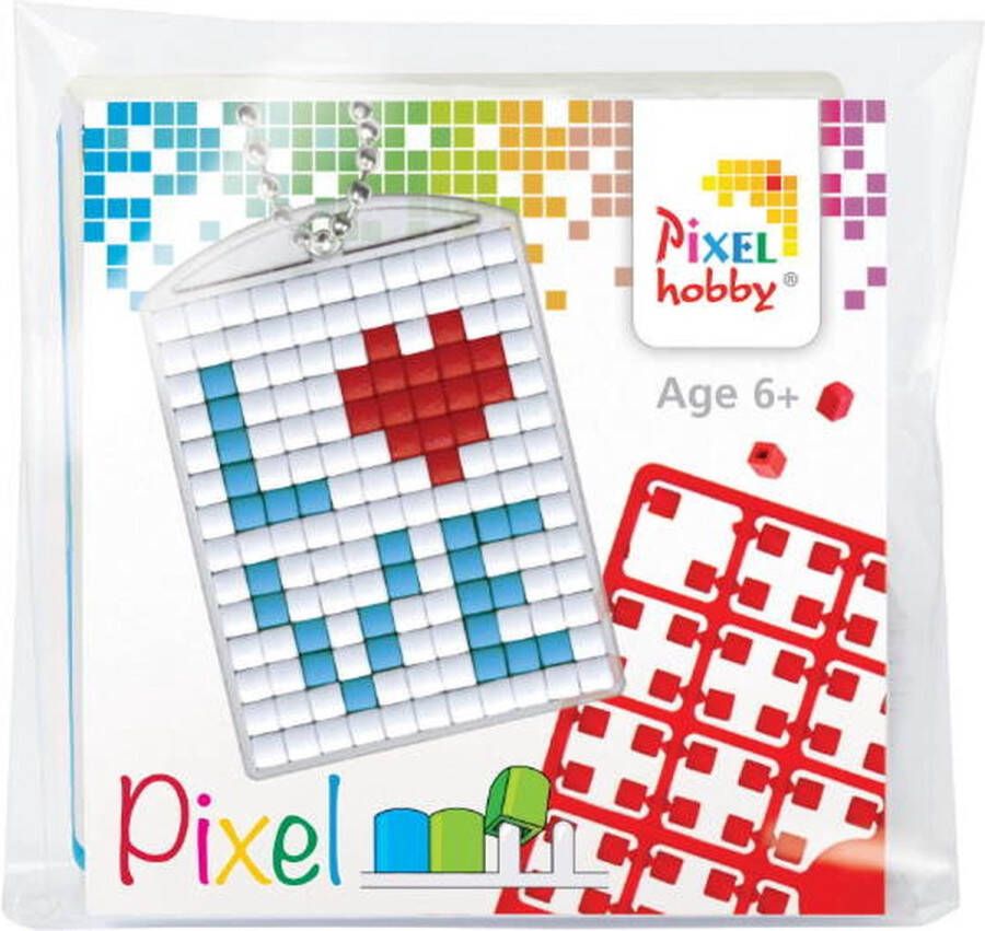 PIXELHOBBY Medaillon Sleutelhanger Startset love