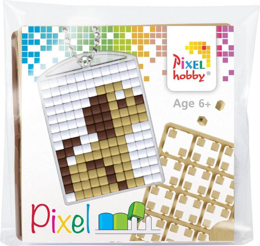 PIXELHOBBY Medaillon Sleutelhanger Startset puppy