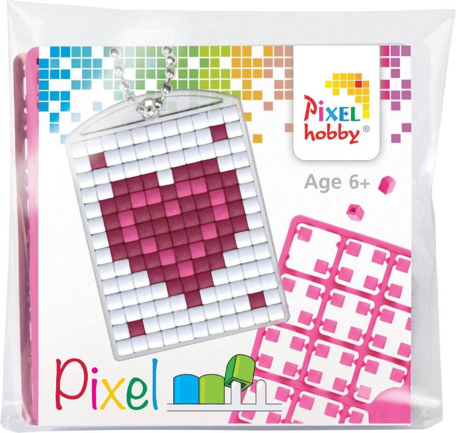 PIXELHOBBY Medaillon startset hart-in-hart