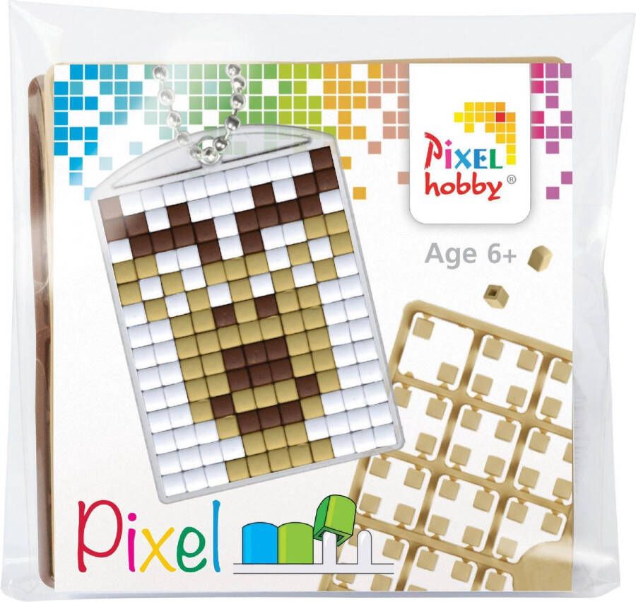 PIXELHOBBY Medaillon startset lachend rendier