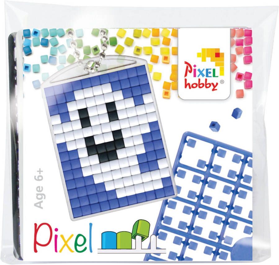 PIXELHOBBY medaillon startset smiling ghost sleutelhanger