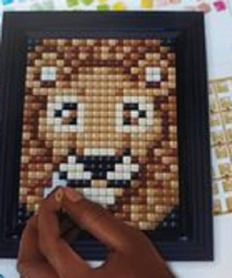 PIXELHOBBY Pixel Hobby XL Hobbypakket Grote pixel Leeuw