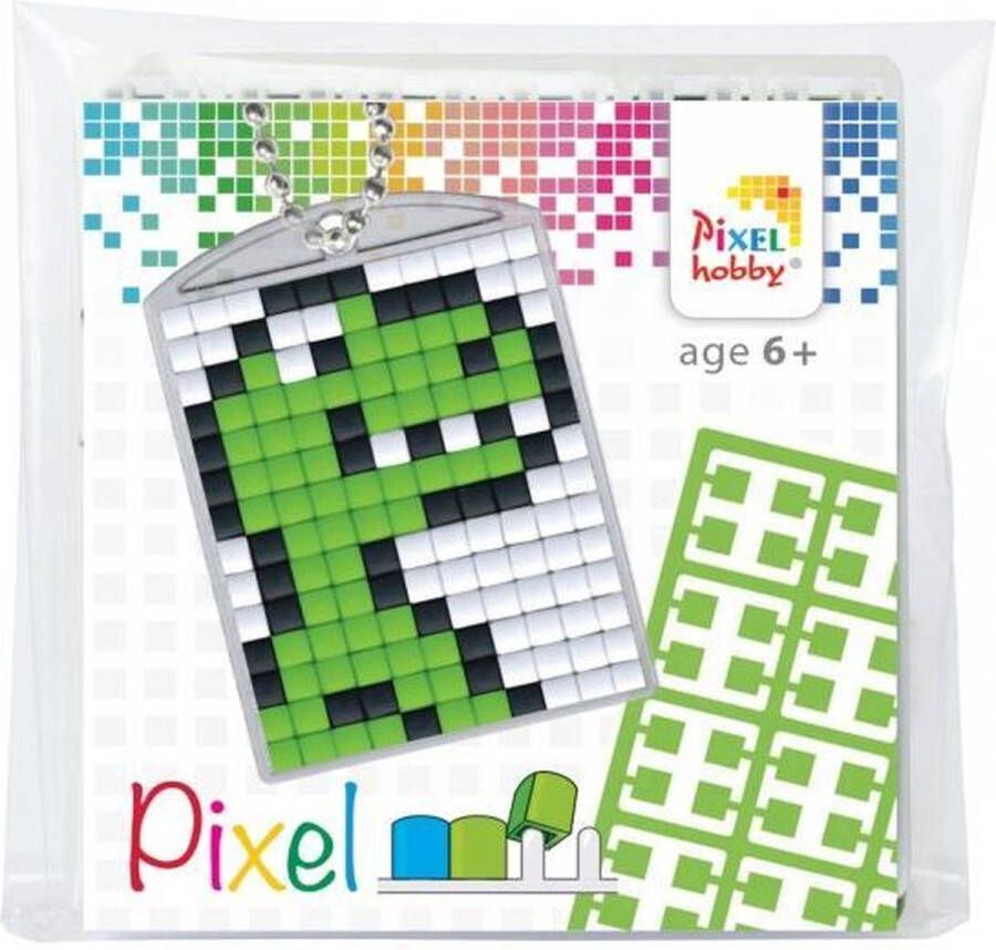 PIXELHOBBY Pixel | Medaillon | Sleutelhangerstartset Dino