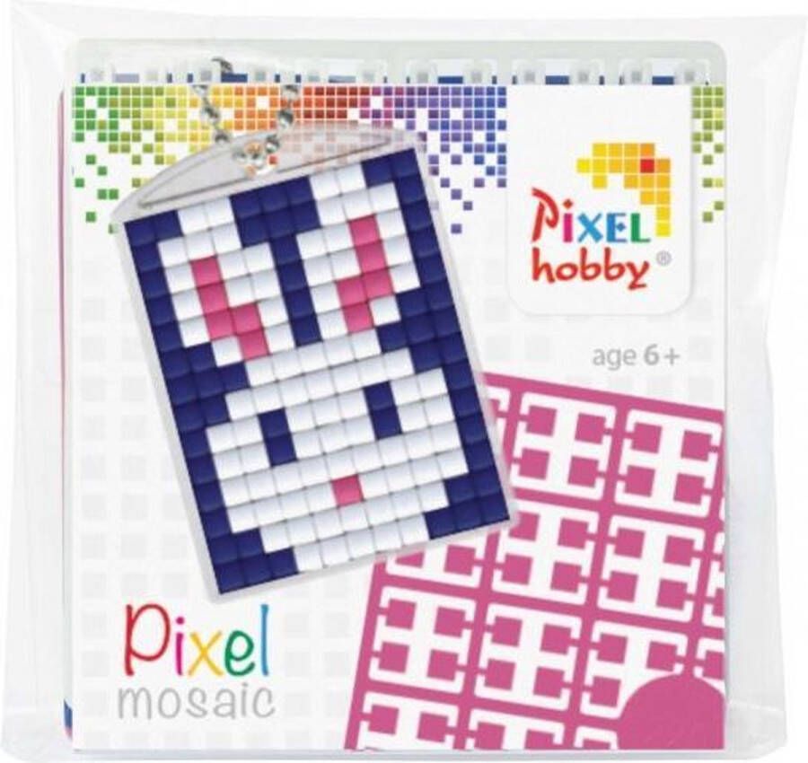 PIXELHOBBY Pixel | Medaillon | Sleutelhangerstartset Konijn