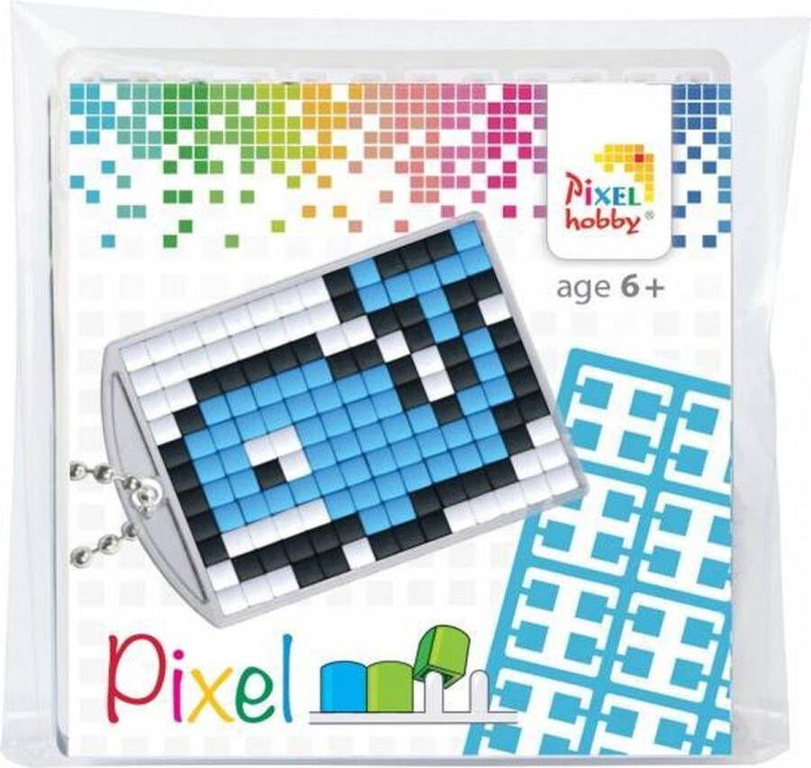 PIXELHOBBY Pixel Medaillon Sleutelhangerstartset Walvis