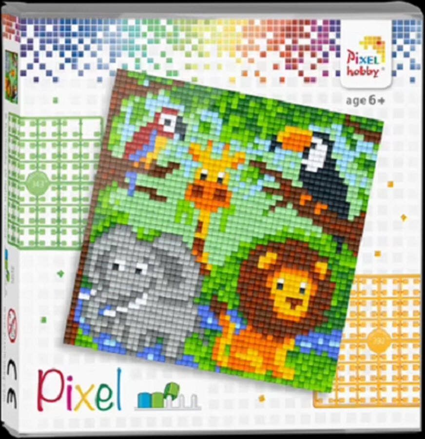PIXELHOBBY Pixel set dierenrijk
