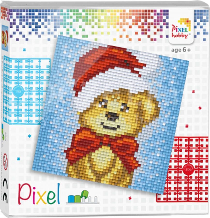 PIXELHOBBY set Kersthondje