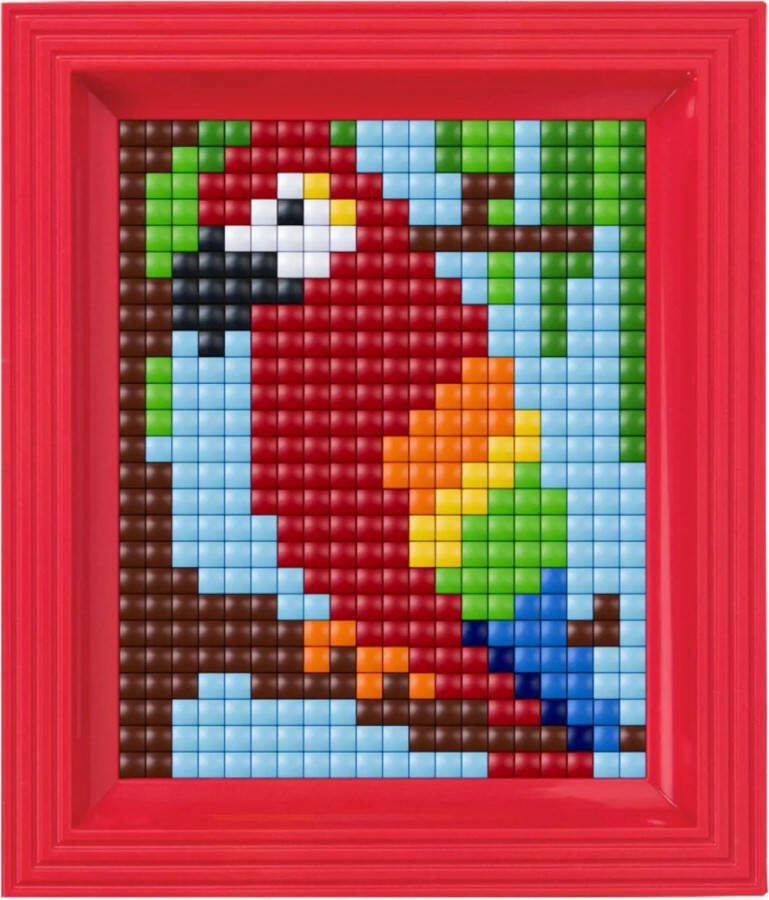 PIXELHOBBY XL geschenkset Papegaai 12067