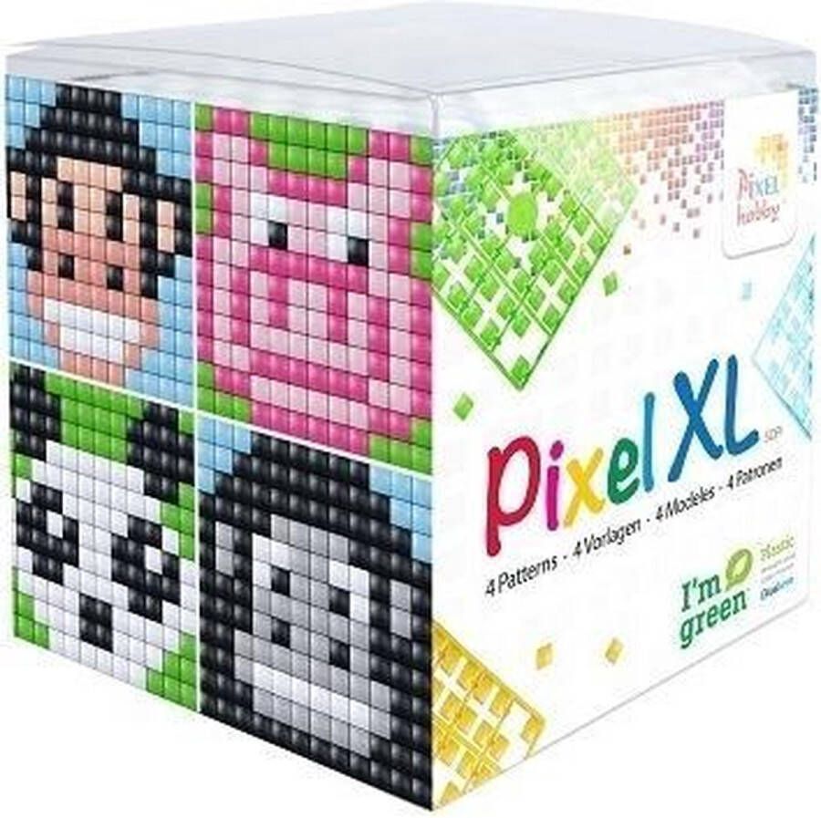 PIXELHOBBY XL Kubus set dieren (aap varken aap)