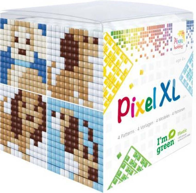 PIXELHOBBY XL mosaic kubussetje honden 6 2 x 6 2 cm