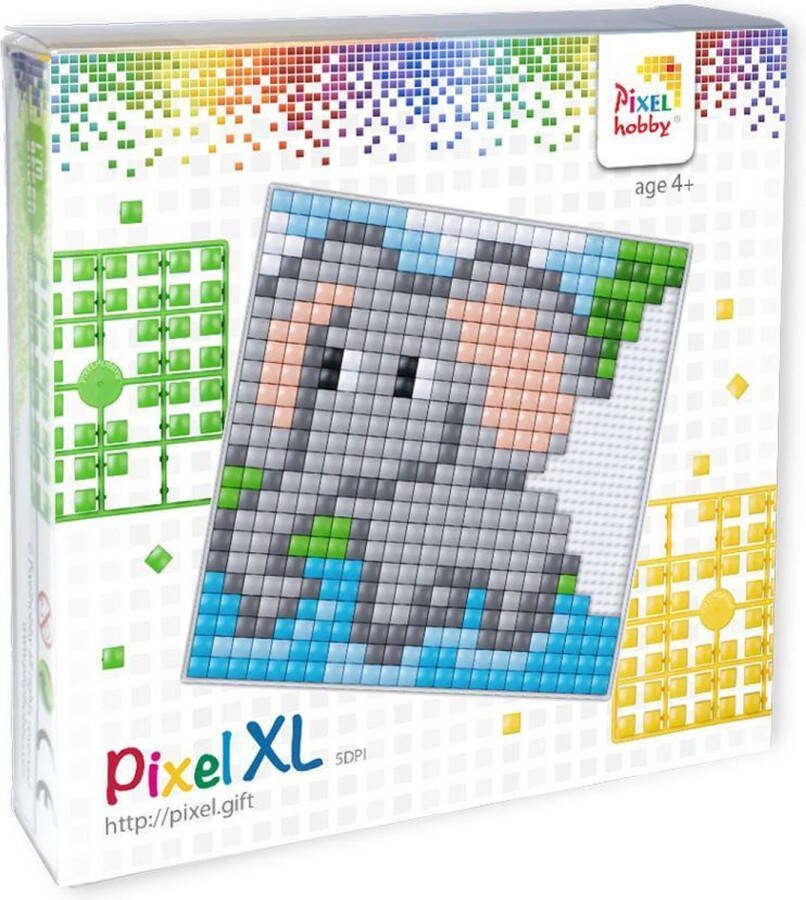 PIXELHOBBY XL set Olifantje