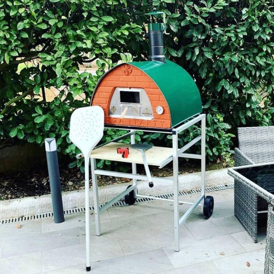 Pizza Party Houtgestookte Pizzaoven 70 x 70 Groen