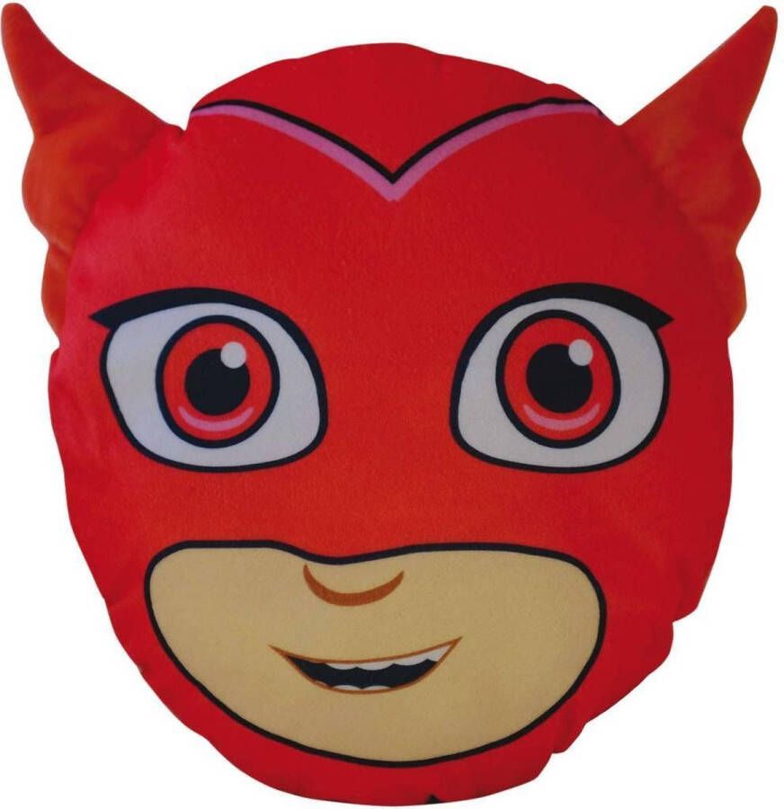 SimbaShop PJ Masks 3D Owlette Sierkussen 30 x 26 x 8 cm Rood