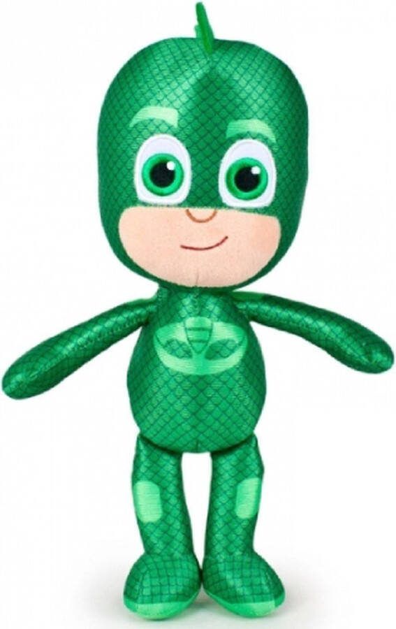 Pj Masks Gekko Superhelden Pluche Knuffel 22 cm {PJ Mask Plush Toy Speelgoed Knuffelpop voor kinderen jongens meisjes Superheld Masker Knuffels Bekend van TV}